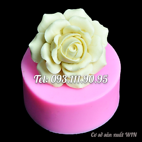 Mua Khuôn rau câu silicon hoa hồng cánh tim loại 8 cm - Mã số 1654