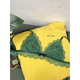 Áo bra ren xanh gợi cảm đủ size cho nàng