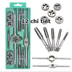1 BỘ TẠO REN ỐC VẶN 12 CHI TIẾT CAO CẤP THUẬN TIỆN CHO MỌI NGƯỜI 