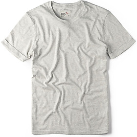 Áo Thun Nam Casual 1st - Cổ Tròn Tay Ngắn Xám Trơn 51489