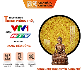 Mua Đèn Hào Quang Phật In Tranh Trúc Chỉ DECORNOW 30 40 cm  Trang Trí Ban Thờ  Hào Quang Trúc Chỉ MANDALA DCN-TC25