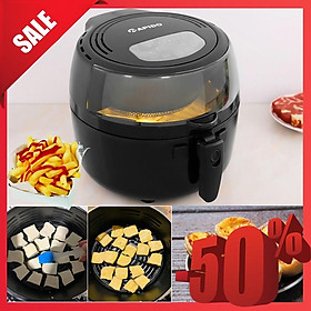Mua Nồi chiên không dầu  Nồi chiên không dầu Rapido 6.5L  RAF-6.5D dung tích lớn  công suất mạnh