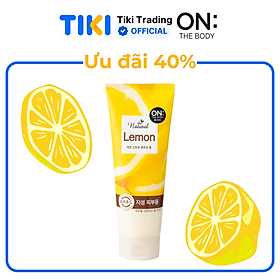 [Hàn Quốc] Sữa rửa mặt sạch sâu tạo bọt On The Body : The Natural Lemon