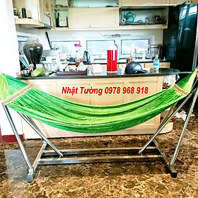 Khung võng xếp inox thang vuông( Bao gồm khung và lưới)- Hàng đẹp loại 1