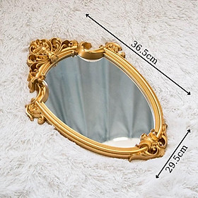 Mua Khay gương vintage  gương cổ điển mạ vàng  đạo cụ chụp ảnh trang trí decor