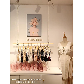 Mua Giá Gỗ Thả Rơi Treo Trần Nhà Cho Shop Thời Trang  Giá Treo Decor Shop