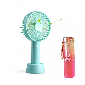 Mua Quạt sạc điện mini Solove N9 tích điện để bàn - Tặng bình đựng nước thời trang
