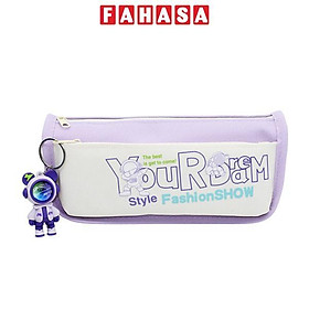 Bóp Viết Your Dream Style Fashion Show - Kèm Móc Khóa Phi Hành Gia - Yescholar 9275 - Màu Kem
