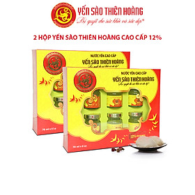 2 hộp yến Thiên Hoàng 12% ( hộp/6 lọ )