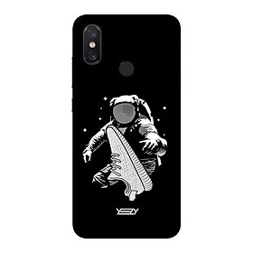 Ốp lưng dành cho điện thoại Xiaomi Redmi Note 6 Pro  Yezzy Nền Đen