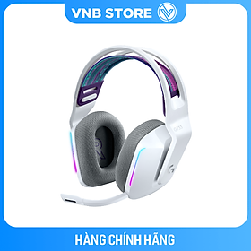 Mua Tai nghe game không dây Lightspeed Logitech G733 - Headband tùy chỉnh  RGB Lightsync  màn loa Pro-G  Mic Blue Voice - Hàng chính hãng - Màu Trắng