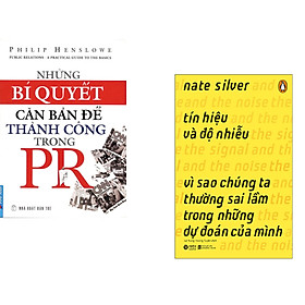 Combo 2 cuốn sách: Những Bí Quyết Căn Bản Để Thành Công Trong PR + Tín Hiệu Và Độ Nhiễu