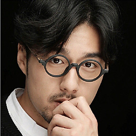 Kính Mắt Chống Ánh Sáng Xanh, Uv Dáng Tròn Nhỏ Gọng Nhựa Cho Nam và Nữ