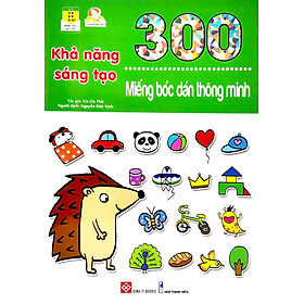 Bộ Sách 300 Miếng Bóc Dán Thông Minh - 3+ Tuổi