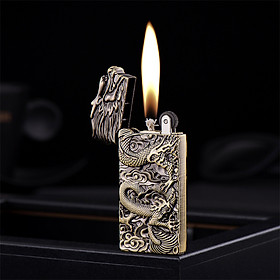 Mua Bật Lửa Xăng Đá Hình Đầu Rồng – Xài Xăng