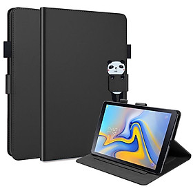 Bao da PU + silicone mềm nắp gập có ngăn thẻ cho Samsung Galaxy Tab A 10.5 SM-T590 SM-T595