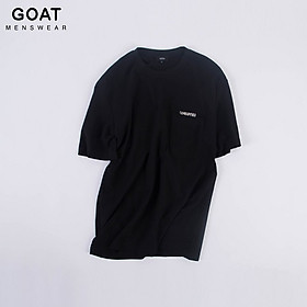 Áo Thun Nam Tay Ngắn In Chữ Phối Túi Trẻ Trung GOAT MENSWEAR