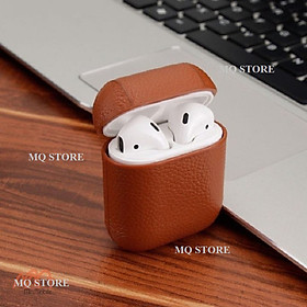 Case airpods vân da cao cấp, chất liệu TPU dẻo dành cho Airpods  Pro