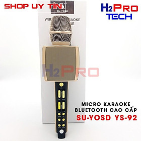 Mua MIC KARAOKE BLUETOOTH CAO CẤP SU-YOSD YS-92 KÈM LOA  MIC HÚT  GIỌNG ÂM THANH TRONG ẤM