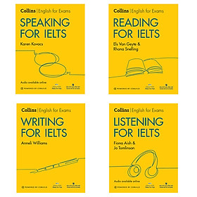 Nơi bán Combo Collins For IELTS – 2nd Edition: Writing, Reading, Listening, Speaking (Kèm CD) - Giá Từ -1đ