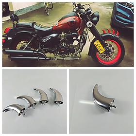 Motorcycle Front Fender Horn Decoration For Harley Chopper Bobber Model