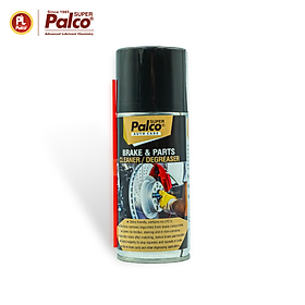 Xịt vệ sinh thắng, dầu mỡ ô tô và xe máy PALCO Brake & Parts Cleaner/Degreaser - Chai 150ml - Nhập khẩu Ấn Độ