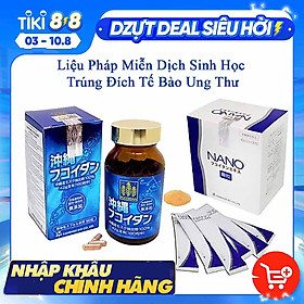 Hình ảnh Combo Viên Uống Kanehide Bio Fucoidan Okinawa Hộp 180v Và Nano 30 Gói  Hỗ Trợ Ức Chế Tăng Trưởng Tế Bào Ung Thư, Tăng Cường Hệ Miễn Dịch, Đề Kháng Cho Cơ Thể.