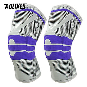 Bộ 2 đai trợ lực đầu gối AOLIKES A-7721 hỗ trợ dây chằng Sport Knee Protector