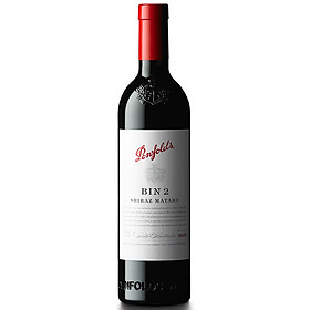 Rượu vang đỏ Bin 2 Shiraz Mataro 750ml 14,5% - Không hộp