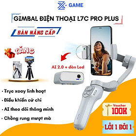 Mua Gimbal Chống Rung Điện Thoại L7C PRO Thông Minh 3 Trục Xoay Linh Hoạt - Giá Đỡ Điện Thoại Chống Rung Mượt Mà Quay Phim   Vlog - Bản Nâng Cấp - Hàng chính hãng