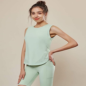 Áo tập Yoga , Gym Nữ Cao Cấp - Thiết kế kiểu dáng trẻ trung ,năng động - AT122 ( áo không kèm mút)