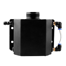 Bottle Reservoir Water Tank Radiator Overflow Aluminum Coolant W/ Cap Universal