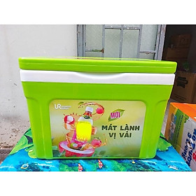 Mua THÙNG ĐÁ VUÔNG GIỮ NHIỆT 50 LÍT MÀU XANH LÁ