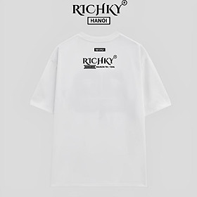 Áo Phông Local Brand Unisex Richky Maison TB T Shirt - RKP04 - Trắng, Trắng