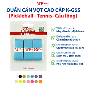 Quấn Cán Vợt KINGTEK K-G5S | Overgrip Cao Cấp Cho Pickleball / Cầu Lông / Tennis | Êm Tay – Chống Trượt – Hút Mồ Hôi -