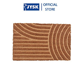 Thảm trải cửa | JYSK Vassarv | xơ dừa | màu tự nhiên | R40xD60cm