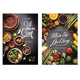 Sách - Combo Về nhà ăn cơm và Khởi sự ăn chay (tặng kèm bookmark)
