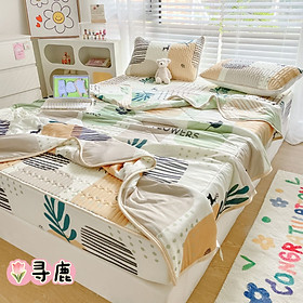 Mua Chiếu Điều Hòa Cao Su Non Bọc Chun Kèm Chăn