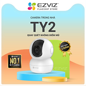 Camera WI-FI EZVIZ TY2 Trong Nhà, Quay 360 Độ, FHD 1080P, Đàm Thoại 2 Chiều