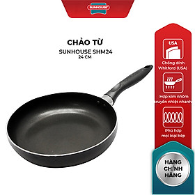 Chảo Đáy Từ Chống Dính Sunhouse SHM24 24cm