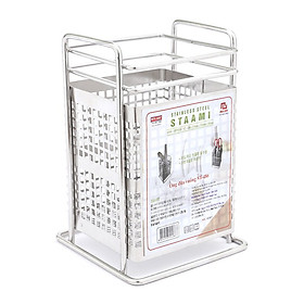 Mua Ống đựng đũa vuông kiểu Hàn Quốc ST-486 (90 x 90 x 135 mm)