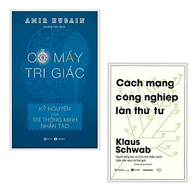 Hình ảnh Combo Sách Kinh Tế Cực Hay: Cỗ Máy Tri Giác + Cách Mạng Công Nghiệp Lần Thứ Tư (Tặng Bookmark Thiết Kế)