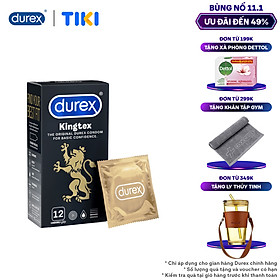 Bao cao su Durex Kingtex 12 bao