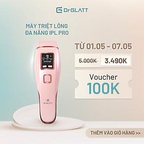 Máy triệt lông và trẻ hóa da IPL PRO, 3 trong 1, hàng chính hãng Dr Glatt, thương hiệu Đức