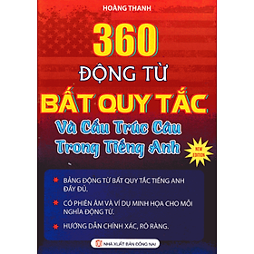 Hình ảnh 360 Động Từ Bất Quy Tắc Và Cấu Trúc Câu Trong Tiếng Anh _CM