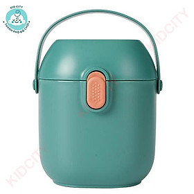 Mua Hộp đựng sữa bột  đựng thức ăn có quai xách kèm thìa gạt tiện dụng cho bé ( đựng 255g sữa bột)