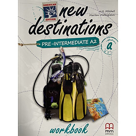 Hình ảnh MM Publications: Sách học tiếng Anh - New Destinations Pre-Intermediate A2 a - Workbook (American Edition)