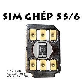 Mua Sim Ghép HSiM cho iPhone 5 5S 6 6plus lock nhật mỹ canada...