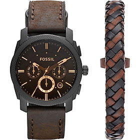 Set Đồng Hồ Cơ Và Vòng Đeo Tay Fossil Cho Nam (FS5251SET)