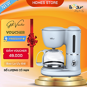 Mua Máy Pha Cà Phê Bear SB-CF06A Kiêm Pha Trà Dung Tích 0.6 Lít Công Suất 550 W - Hàng Chính Hãng
